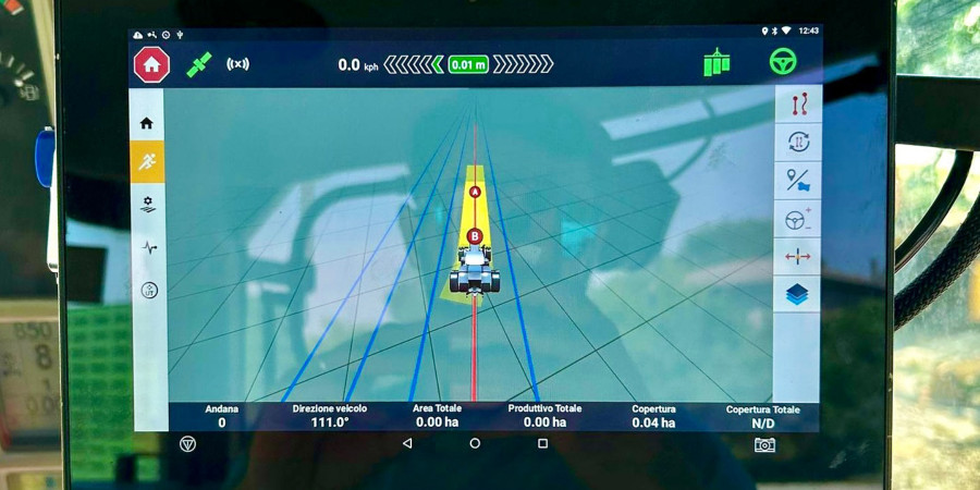 Nuova installazione guida satellitare Trimble 1050
